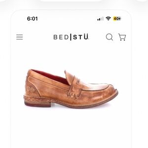 Bed stu two tone penny loafer